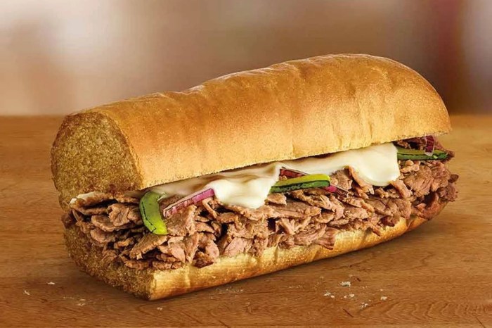 Philly cheese steak nutrition subway