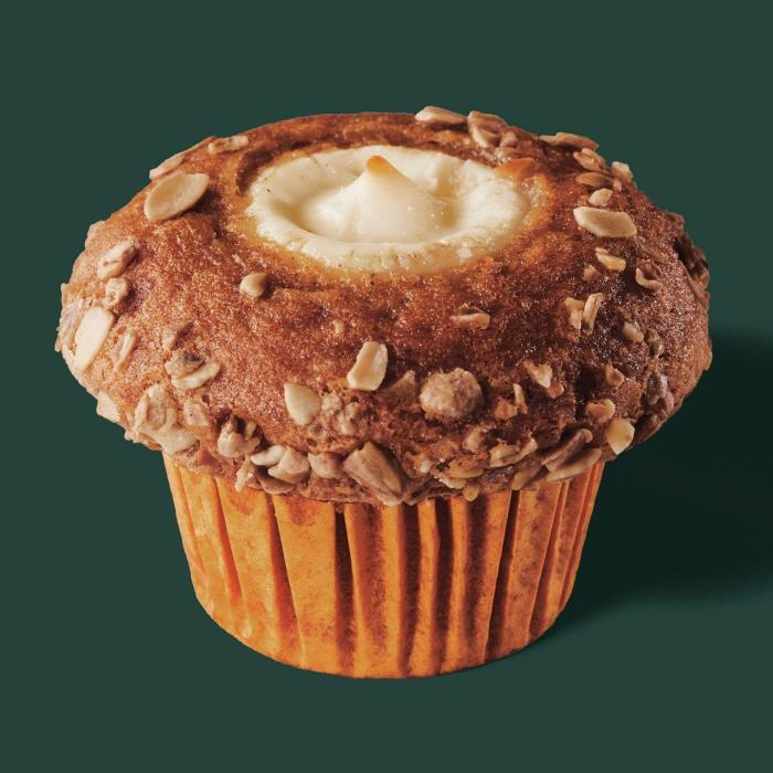 Starbucks pumpkin cream cheese muffin nutrition