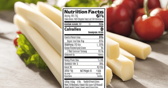 Organic valley string cheese nutrition